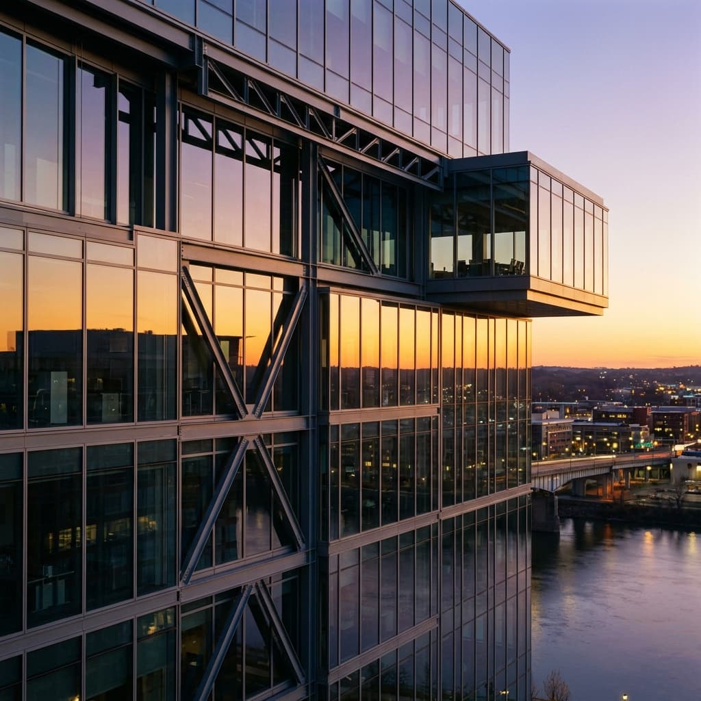 Edifício Comercial de Vidro
