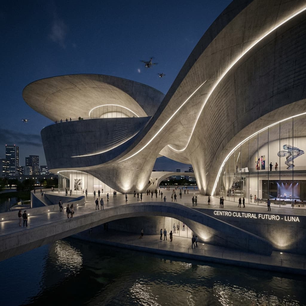 Centro Cultural à Noite